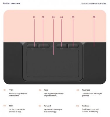 Ergonomisk rollermus passar bra för de flesta uppgifter